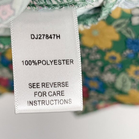 Aakaa Finding My Passion Floral Print Ruffle Wrap Dress Mini Medium Satin - Picture 10 of 10